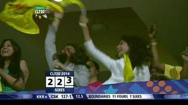 M23: KKR vs CSK –  Suresh Raina Six
