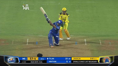 M33: MI vs CSK – Tilak Varma Six