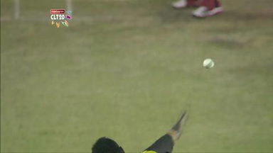 M7: T&T vs SRH –  Denesh Ramdin c Steyn b Perera