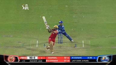 M23: MI vs PBKS – Shikhar Dhawan Six