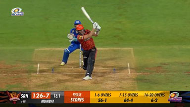 M55: MI vs SRH  – Pat Cummins Six