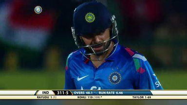 4TH ODI: IND vs WI – Virat Kohli Six