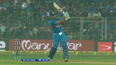 IND vs SL 2017, 3rd T20I: Shreyas Iyer Six