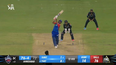 M32: GT vs DC – Rishabh Pant Six