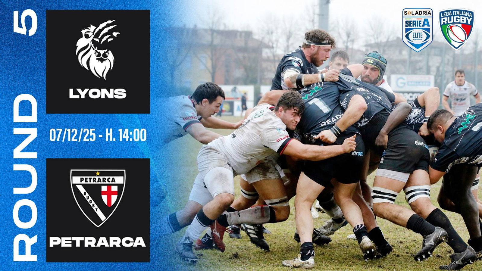 5° turno Sitav Rugby Lyons – Petrarca Rugby