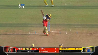 M19: CSK vs RCB – Devdutt Padikkal Six