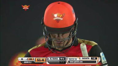 M56: SRH vs MI – Moises Henriques Wicket