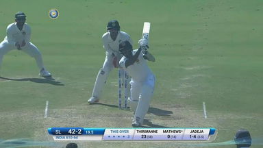IND vs SL 2017, 2nd Test Day 4: Angelo Mathews Six