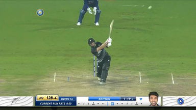 IND vs NZ 2021, 2ND T20I : Glenn Phillips Six