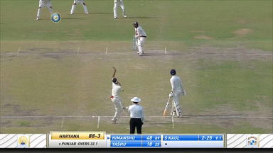 Haryana captain Himanshu Rana's fine 149 against Punjab