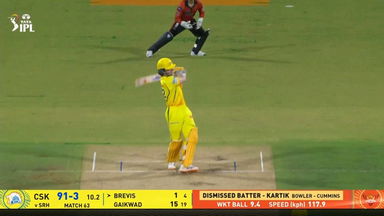 IPL 2026 M63: CSK vs SRH - Dewald Brevis Six