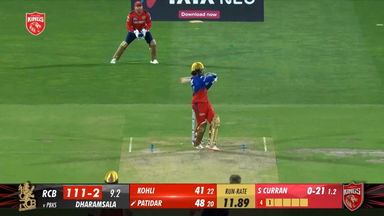 M58: PBKS vs RCB  – Rajat Patidar Six