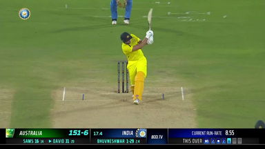 IND vs AUS 2022, 3RD T20I: Tim David  Six