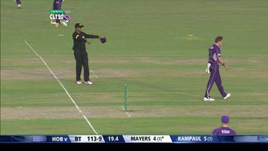 M16: HOB vs BT –  Ravi Rampaul Wicket