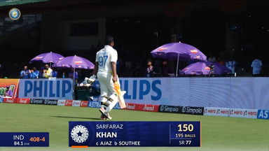 IND vs NZ 2024, 1ST Test: Sarfaraz Khan Wicket