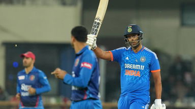 Shivam Dube roars in Indore with entertaining 63*(32)