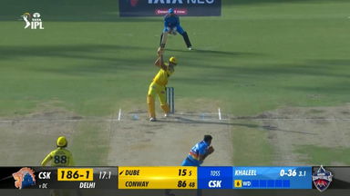 M67: DC vs CSK –  Shivam Dube  Six