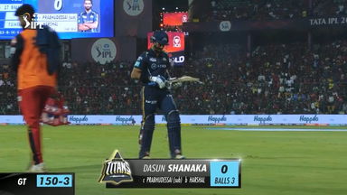 M70: RCB vs GT – Dasun shanaka Wicket
