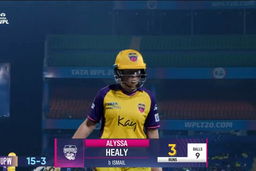 M14 - UPW vs MI: Alyssa Healy Wicket