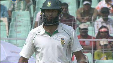 Ind v SA - 2010, 2nd Test - H Amla's steady 1st innings ton at Kolkata