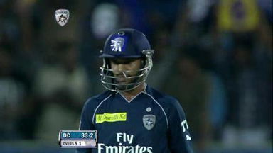 Match 9 DC vs MI – Dhawan's 3rd Six