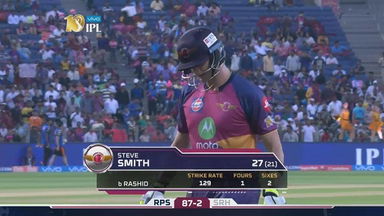 M24: RPS vs SRH  –  Steve Smith Wicket