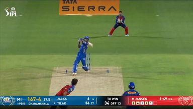 IPL 2026 M58: PBKS vs MI - Tilak Varma Six
