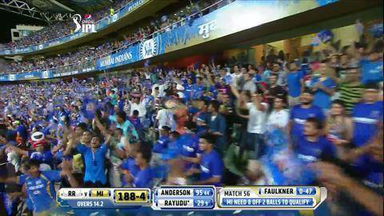 M56: MI vs RR – Ambati Rayudu Six