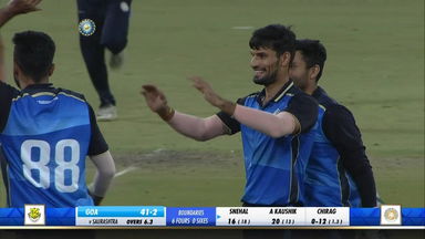Chirag Jani's impressive 3/24