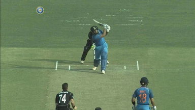 IND vs NZ 2017, 3rd ODI: Rohit Sharma Six