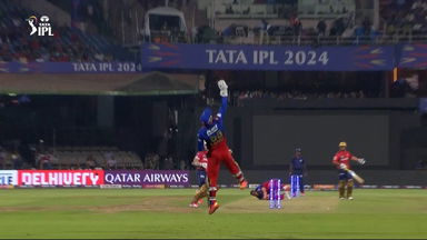 Leap of faith: Anuj Rawat pulls off a brilliant one-handed catch