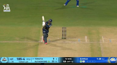 IPL 2025 Eliminator: GT vs MI - Rahul Tewatia Six