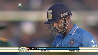 1ST ODI: IND vs SA – Stuart Binny Wicket