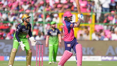 4,4,6: Riyan Parag starts strong against spin