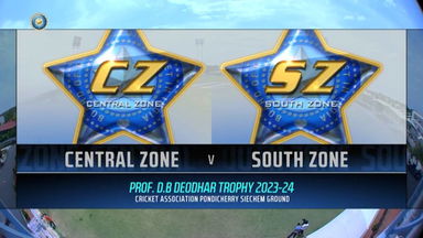 Prof D B Deodhar Trophy 2023-24,  Central Zone v South Zone: Match Highlights