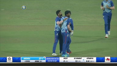 Syed Mushtaq Ali Trophy 2020-21, Mumbai vs Andhra: Fall of wickets