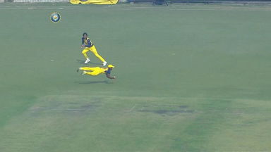 Murugan Ashwin's stunning leaping catch
