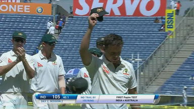 IND vs AUS 2017 - 1st Test Day 2 : Umesh Yadav Wicket