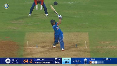 IND-W vs ENG-W 2023, 1ST T20I: Harmanpreet Kaur Six