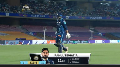 M48: GT vs PBKS – Rahul Tewatia Wicket