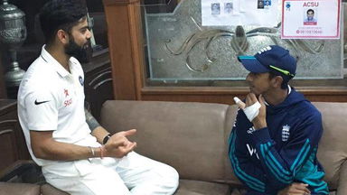 Haseeb Hameed's encounter with Virat Kohli - A moment to savour