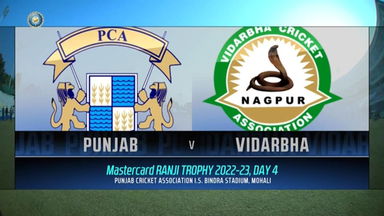 Ranji Trophy  2022/23, Punjab vs Vidarbha  Day 4: Match Highlights