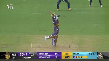 M13: GT vs KKR – Venkatesh Iyer Six