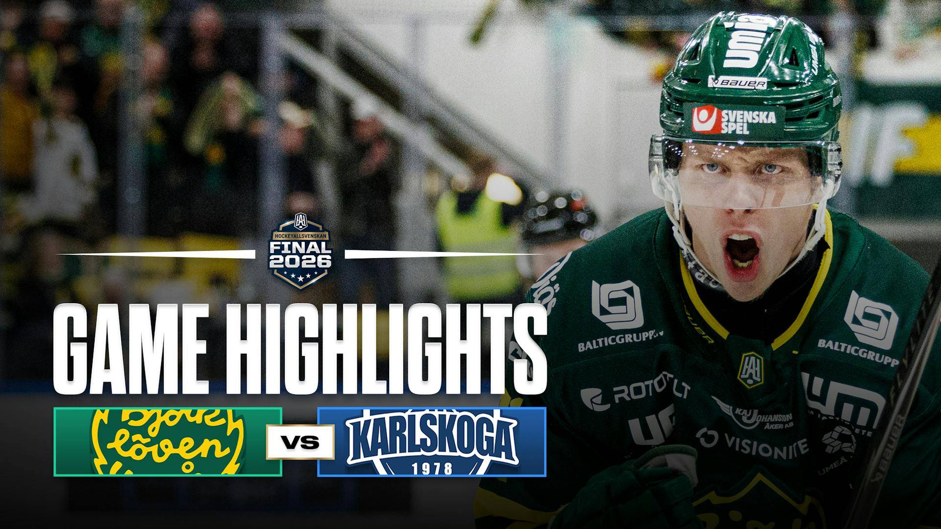 Björklöven vann finalmatch 1 i Umeå