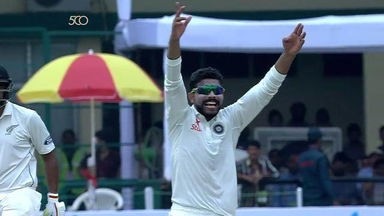 India VS NZ 2016, 1ST Test day 3 - Ish Sodhi Wicket