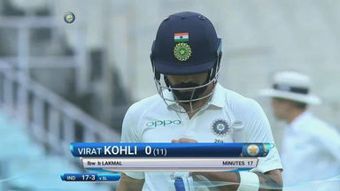 IND vs SL 2017, 1st Test Day 1: Virat Kohli Wicket