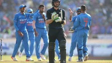 IND vs NZ 2016, 4th ODI: Fall of wickets - New Zealand