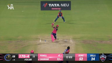M56: DC vs RR  – Shubham Dubey Six