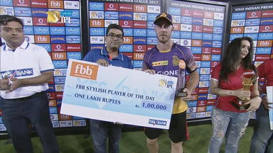 M49: KXIP vs KKR – FBB Stylish player of the day – Chris Lynn