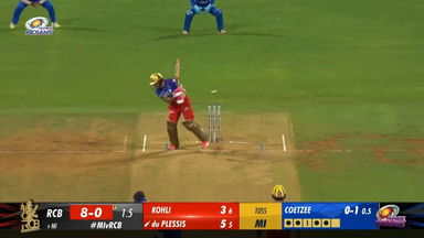 M25: MI vs RCB – Faf Du Plessis Six
